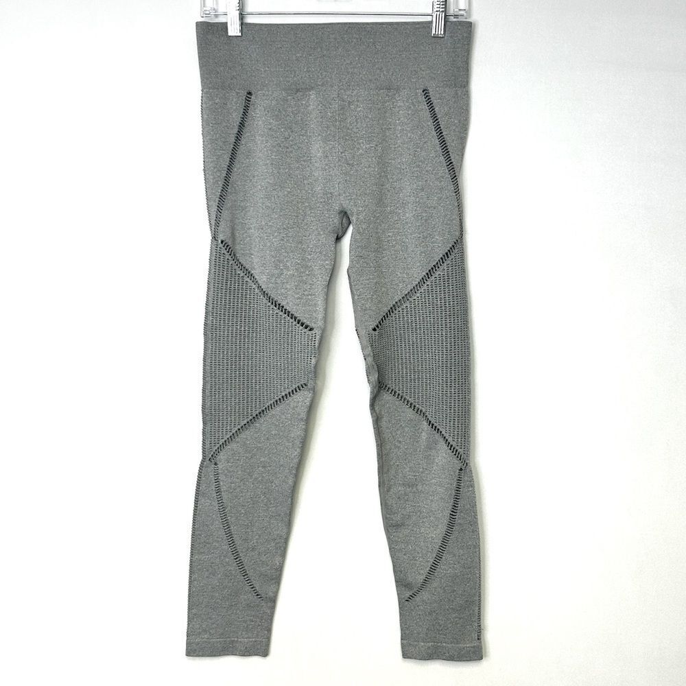 Fashion Nova Sport Leggings M/L Yoga Grey Breathable Workout Loungewear